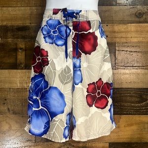 First Wave Floral Swim Trunks